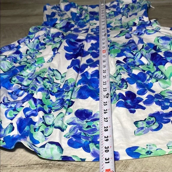 Ralph Lauren Blue Floral Mini Dress - Picture 6 of 11